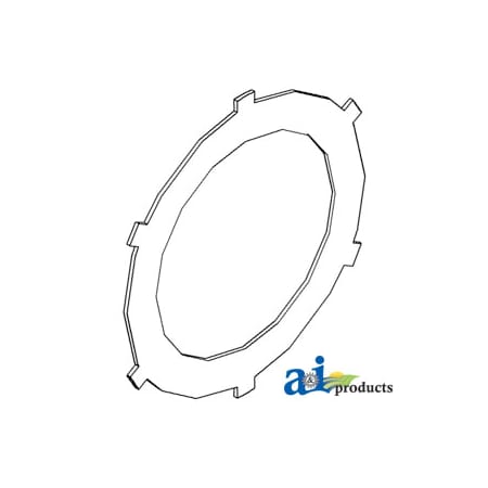A & I Products Plate, Steel Multi Power Disc 5" x5" x0.2" A-185464M1